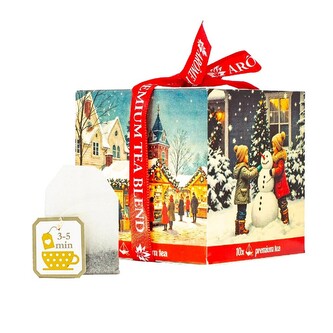 ARÔME Čaj v krabičce, černý, 2 příchutě po 5 kusech, Čokoládové ovoce, Vanilka a karamel