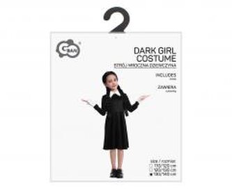 Strój dla dzieci Mroczna Dziewczyna 130/140cm