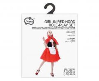 Strój dla dzieci Dziewczynka w czerwonym.. 110/120