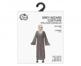 Strój dla dzieci Szara Czarodziejka 130/140 cm