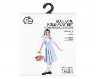 Strój dla dzieci Niebieska dziewczynka 110/120cm