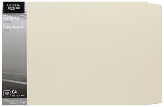 Koperta C4 HK kremowa  Perl op5szt GALERIA PAPIERU 280001 ARG