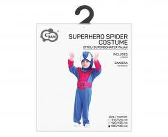 Strój dla dzieci Superbohater Pająk 130/140cm
