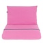 Mušelínové povlečení do postýlky 135x100 - tm. růžová; růžová; mušelín, bavlna