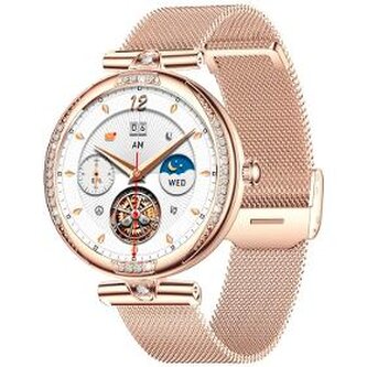 Smart hodinky CARNEO Seinna HR+ rosegold