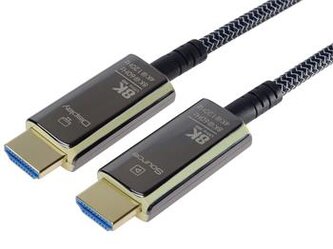 PremiumCord Ultra High Speed HDMI 2.1 optický fiber kabel 8K@60Hz,zlacené 15m