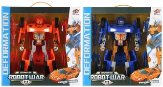 Transformující robot osobní auto s doplňky