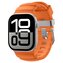 Spigen Silicone Band, orange - Apple Watch 49mm/46mm/45mm/44mm