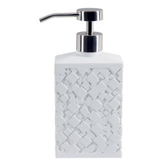 Spirella dávkovač mýdla AGDA, bílý, polyresin, 320 ml