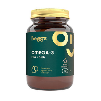 Beggs Omega-3 EPA+DHA 90 kapslí