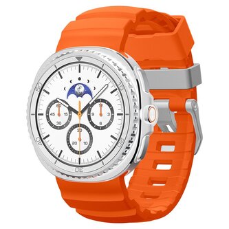Spigen Silicone Band, orange - Samsung Galaxy Watch 8 46mm/44mm/40mm