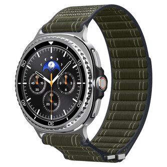 Spigen Fabric Band (hook-and-loop), green - Samsung Galaxy Watch 8 46mm/44mm/40mm