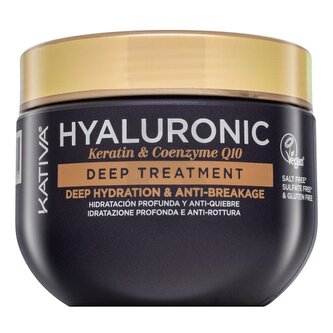 Kativa Hyaluronic Keratin - Coenzyme Q10 Deep Treatment posilující maska s kyselinou hyaluronovou 300 ml