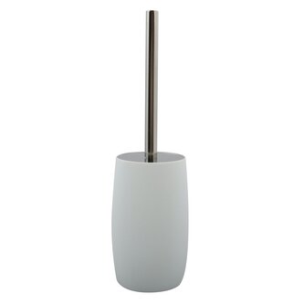 MSV WC štětka ASTI, s plastovou nádobou, bílá