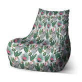 Dětský sedací vak Bean Zebra a plameňák: 60 x 70 x 70 cm