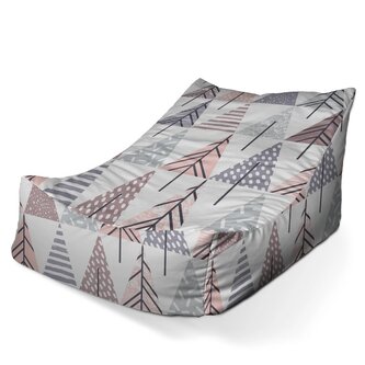 Sedací vak Lounge Barevné stromky: 120 x 100 x 80 cm