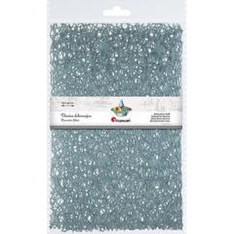 Tkanina dekoracyjna niebieska dymna 60x50cm