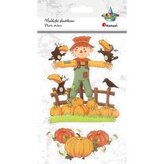 Naklejki foliowe strach na wróble dynie 2szt