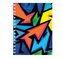 Brulion na spirali A5/100K kratka Neon Art (2szt)