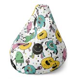 Dětský sedací vak Pear Příšerky: 70 x 95 x 15 cm