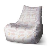 Dětský sedací vak Bean Měsíčky a obláčky : 60 x 70 x 70 cm