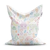 Sedací vak Barevná školka: 200x140 cm