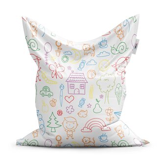 Sedací vak Barevná školka: 200x140 cm