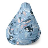 Sedací vak Pear Dětský mořský svět: 140 x 100 x 25 cm