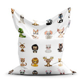 Sedací vak Zvířátka 4: 200x140 cm