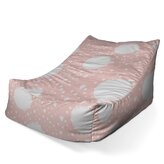 Dětský sedací vak Lounge Bílé fleky: 80 x 95 x 50 cm