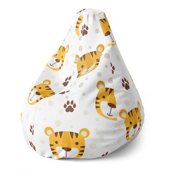 Sedací vak Pear Tygřík: 140 x 100 x 25 cm