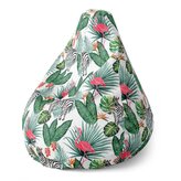 Dětský sedací vak Pear Zebra a plameňák: 70 x 95 x 15 cm