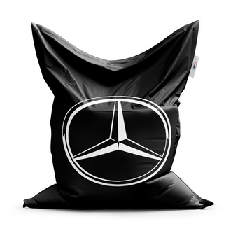 Sedací vak Classic Logo 2 Černá: 200x140 cm