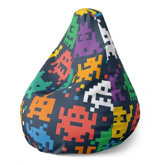 Dětský sedací vak Pear Videohra 3: 70 x 95 x 15 cm