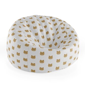 Sedací vak Cocoon Medvídci na bílé: 115 x 75 cm x 45 cm