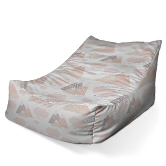 Sedací vak Lounge Dětské pyramidy: 120 x 100 x 80 cm
