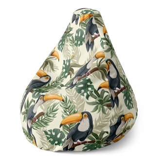 Dětský sedací vak Pear Tukan: 70 x 95 x 15 cm
