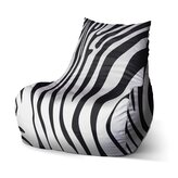 Sedací vak Bean Vzor zebry: 100 x 90 x 45 cm