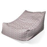 Dětský sedací vak Lounge Starorůžové pletení: 80 x 95 x 50 cm
