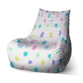 Dětský sedací vak Bean Puntík vedle puntíku: 60 x 70 x 70 cm