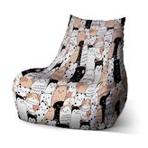 Dětský sedací vak Bean Roztomilá zvířátka: 60 x 70 x 70 cm