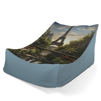 Sedací vak Lounge Paříž Eifellova věž Art: 120 x 100 x 80 cm