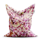 Sedací vak Růžové květy: 200x140 cm