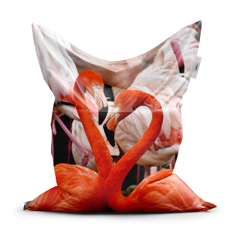 Sedací vak Plameňáci 2: 200x140 cm