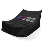 Sedací vak Lounge MPERFORMANCE Karbon: 120 x 100 x 80 cm
