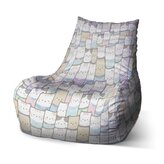 Sedací vak Bean Barevná koťátka: 100 x 90 x 45 cm