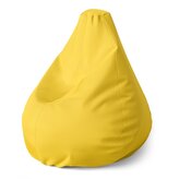 Sedací vak Pear Žlutá 3: 140 x 100 x 25 cm