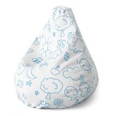 Sedací vak Pear Kreslení nejmenších: 140 x 100 x 25 cm
