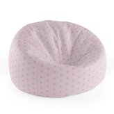 Sedací vak Cocoon Růžové puntíky: 115 x 75 cm x 45 cm