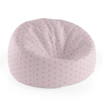 Sedací vak Cocoon Růžové puntíky: 115 x 75 cm x 45 cm